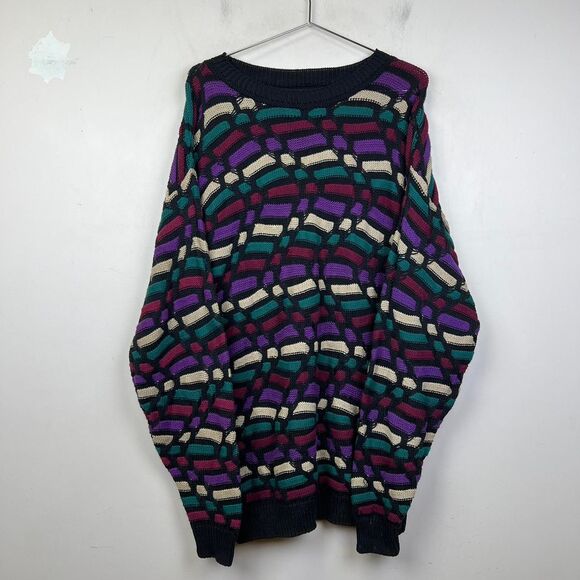 Dominic & Maria colorful sweater - a vibrant, oversized fit Size XXL - Picture 1 of 6